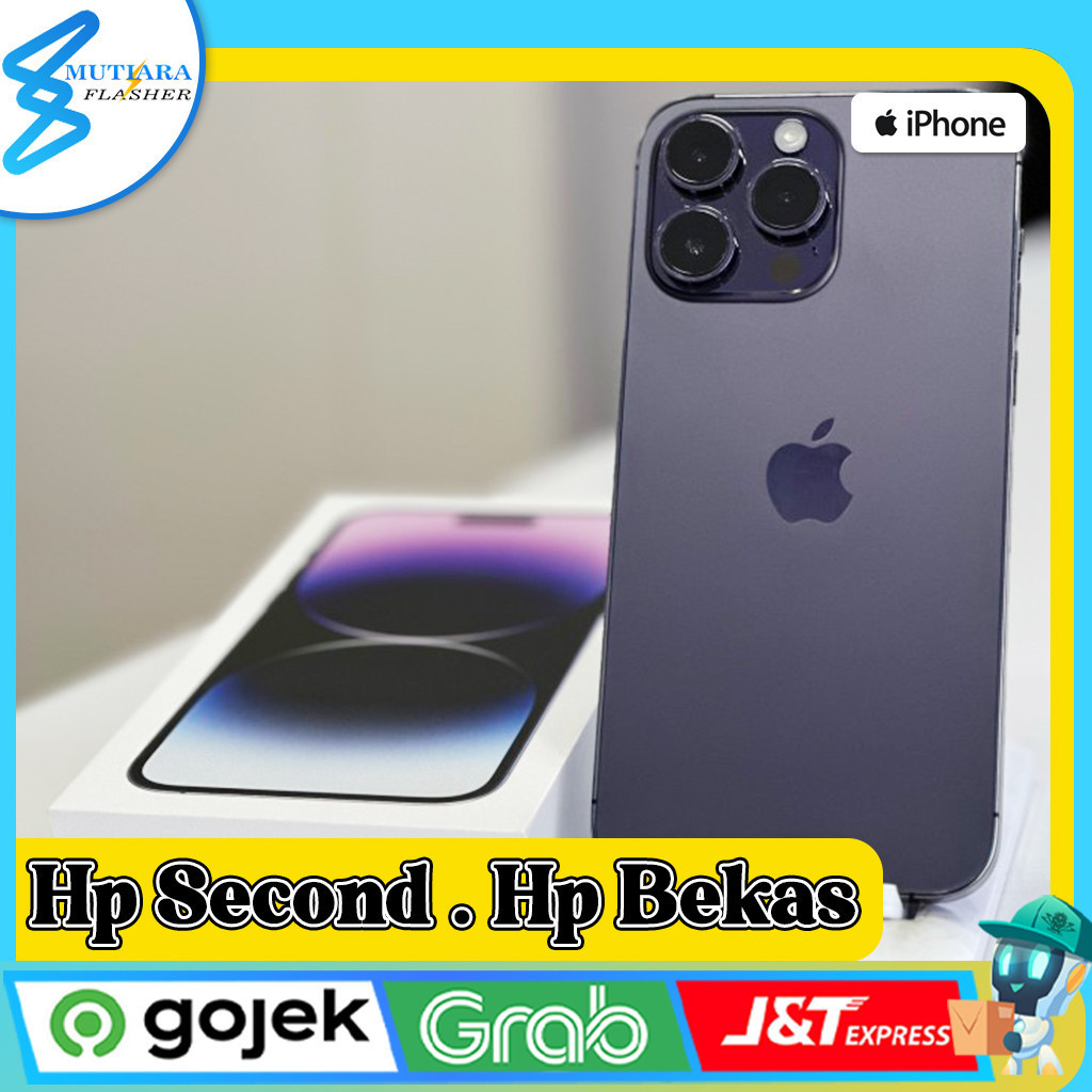 Apel 14 Pro Max iBox 128GB Second Original