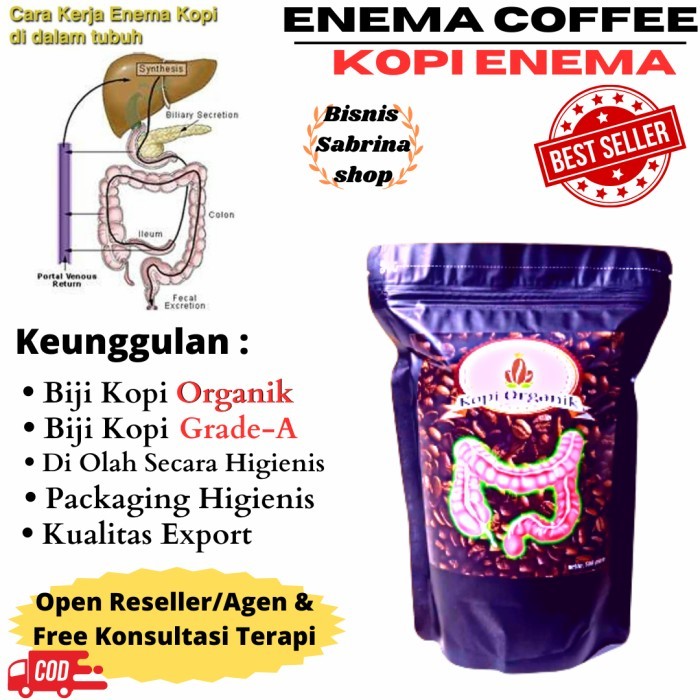 

Kopi Enema Organik 1 kilo Terbaik kualitas Organik