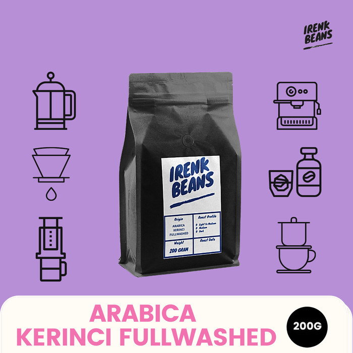 

Kopi Arabica Kerinci Washed 200g Biji Bubuk - BUBUK MEDIUM