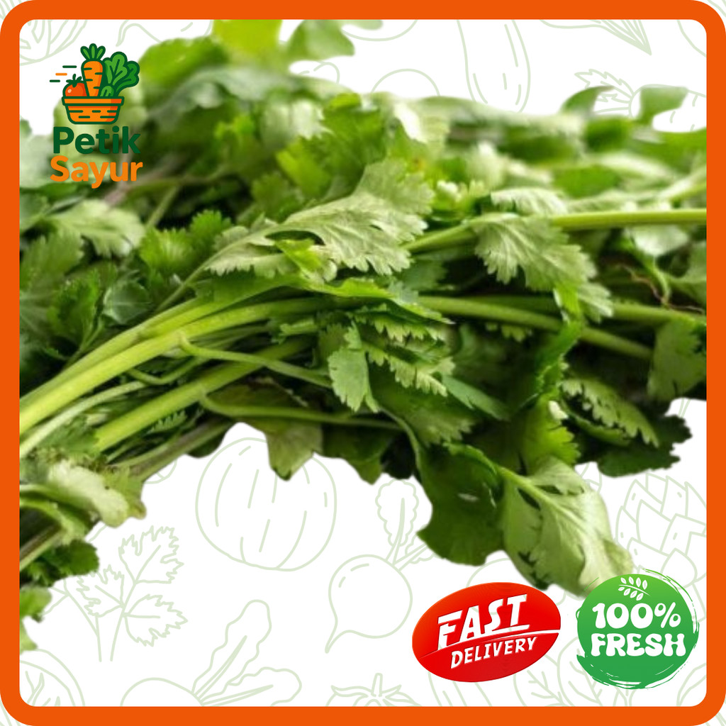 

Daun Ketumbar Konvensional 100 gram PetikSayur