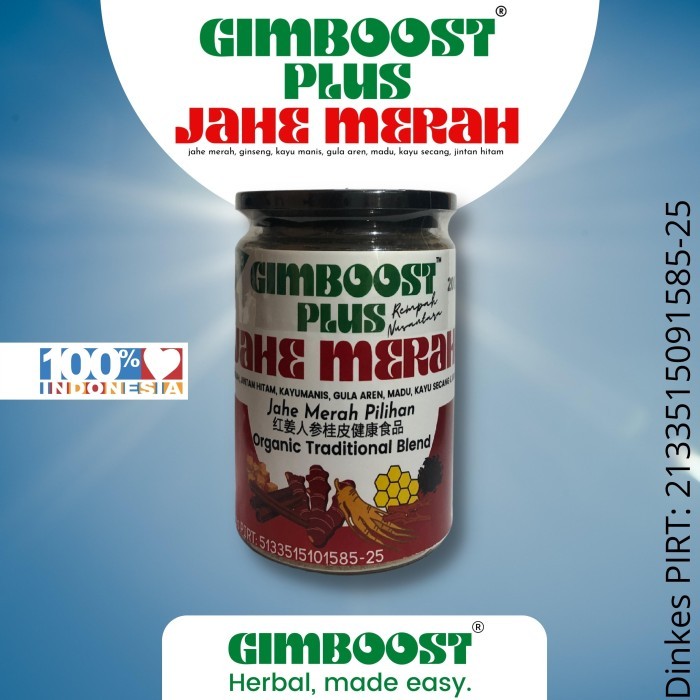 

Jahe Merah Gimboost Botol