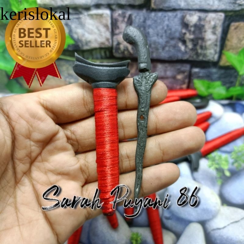 keris mini combong/pita merah mini KL1