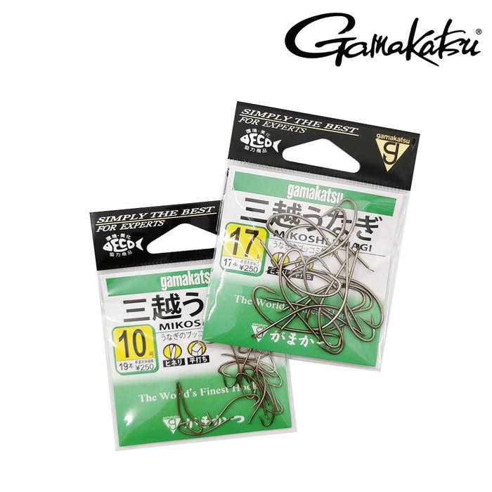 Pancing Gamakatsu Mikoshi Unagi 12183 Mata Kail Kuat Made in Japan - 10 TERLARIS