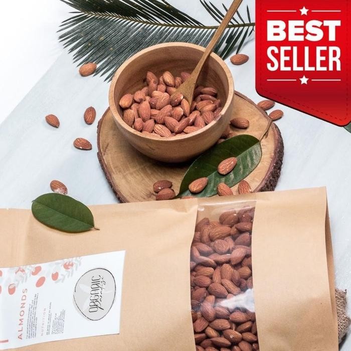 

Roasted Almond 500 gram / Kacang Almond Panggang 500 gram Import USA Organic Paradise - ORIGINAL