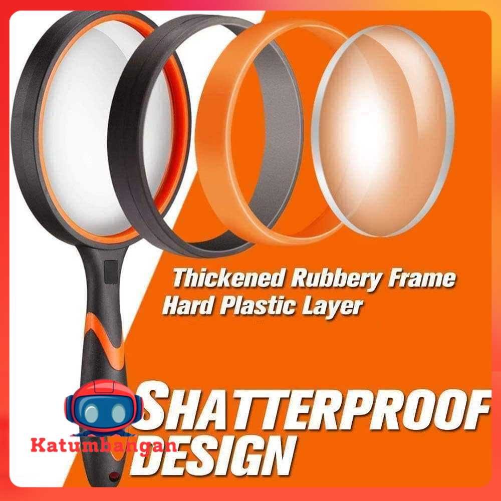 

NOF Kaca Pembesar Handheld Magnifying Glass Lup Magnifier 65mm 10X - N-10