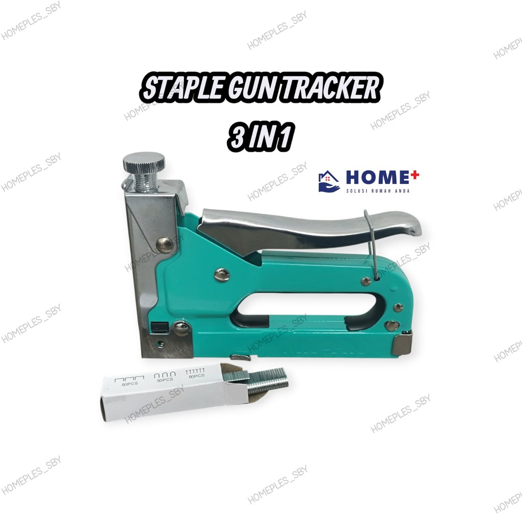 

Staple Gun Tacker NRT-PRO Stapler Staples 3IN1 4-14mm Alat Staples Tembak Kertas Kayu Jok Motor Steples Hekter Stapler Tembak Guntacker