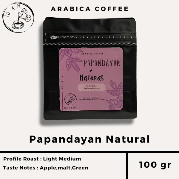 

JAMIN MURAH !!!10AM Roastery - Kopi Arabika Natural Bundling 100 Gram - Papandayan, Wamena, Gn.Halu(BISA LANGSUNG ORDER)