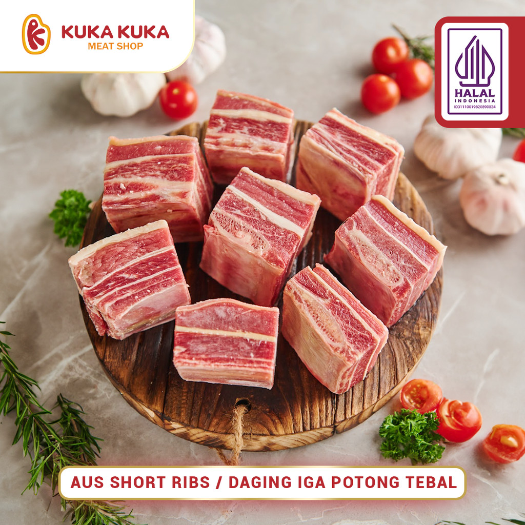 

Iga Sapi Daging Tebal Short Ribs Premium 1 kg