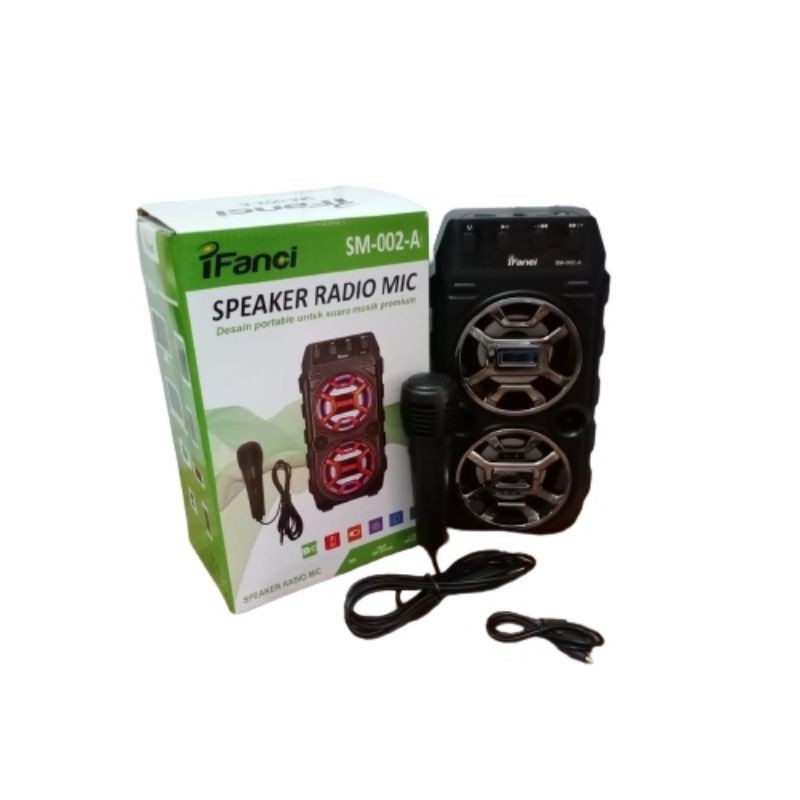 Speaker Active Radio Mic Ifanci SM-002A