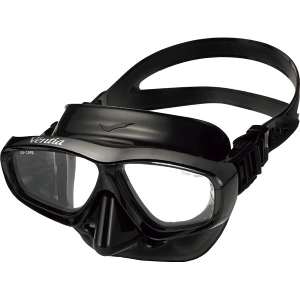 Diving Mask Gull Ventia Black Silicone Black