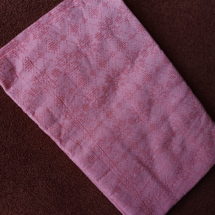 ✨LARIS✨ -Kain Embos Doby Dobi Dobby Dobbi Polos Warna Pastel Premium - Putih