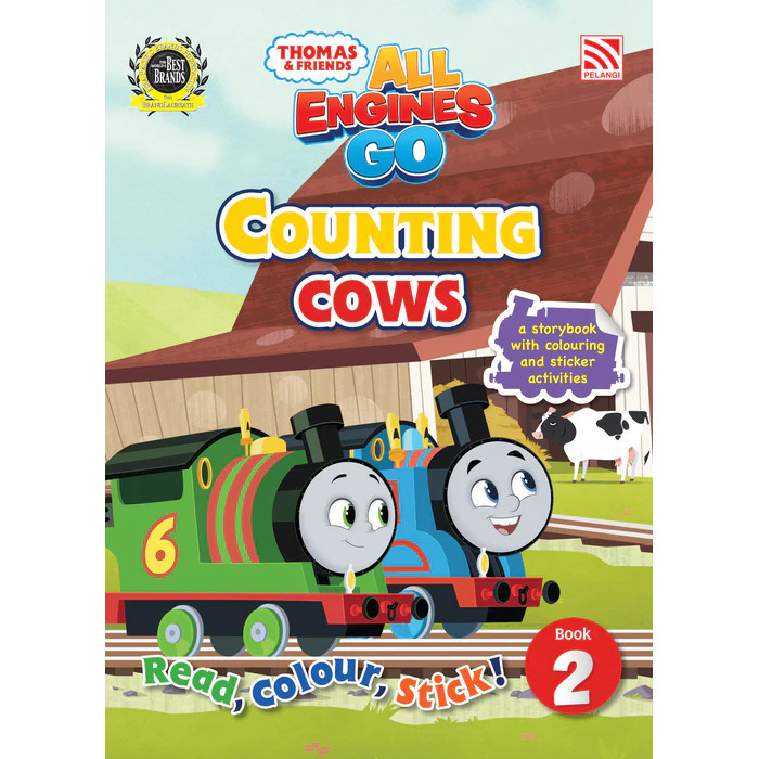 Thomas and Friends Read, Colour, Stick Book 2