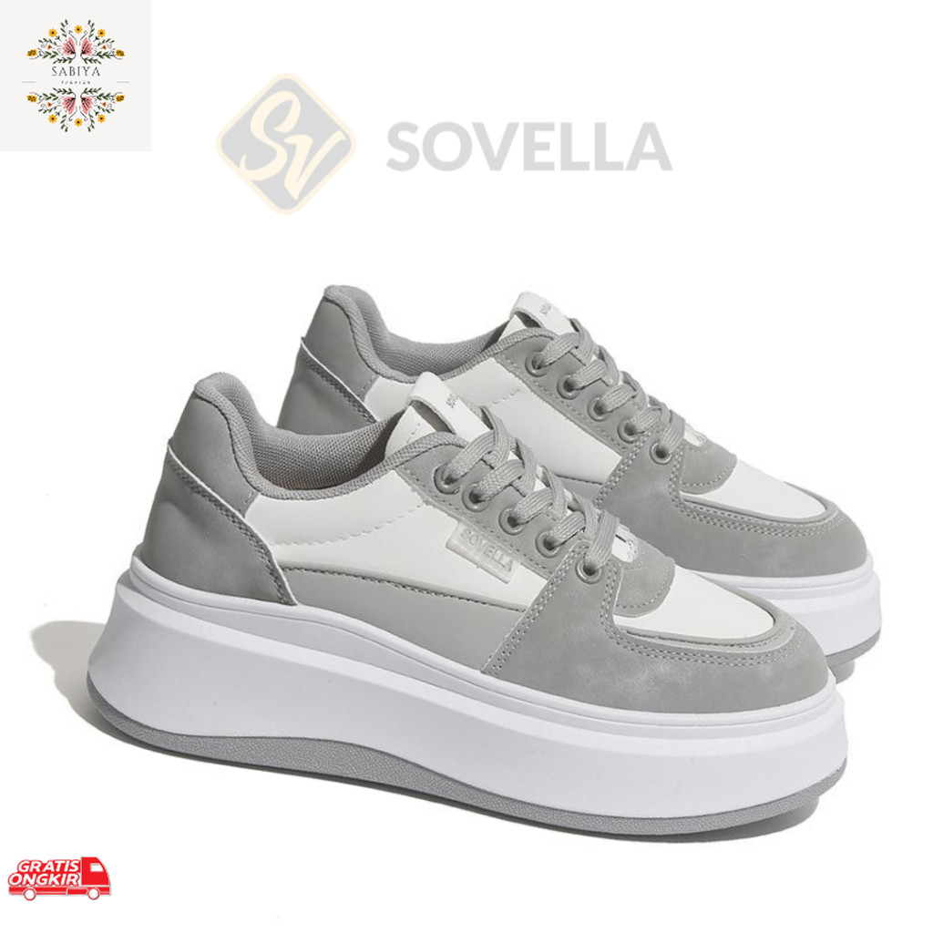 Sepatu Korea / SOVELLA Leia Sepatu Sneaker Wanita Kets Casual