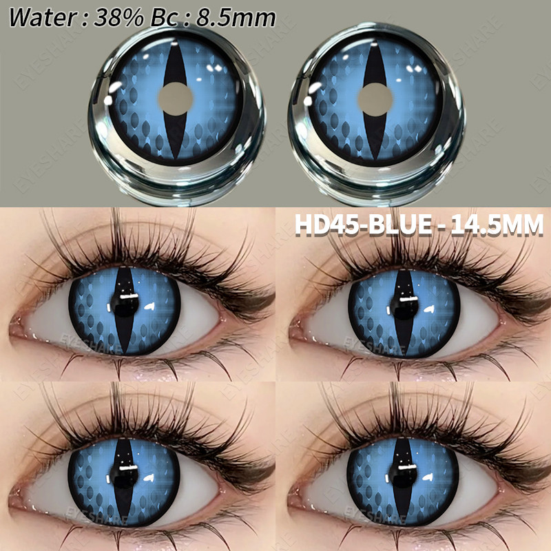 BPOM Eyeshare Yellow Cosplay Softlens 14.5mm
