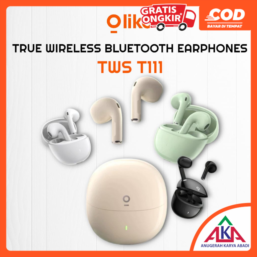 OLIKE TWS Jelly Pods T111 / T111NC True Wireless Bluetooth 5.3 Earbuds HiFi Earphone Headset Stereo