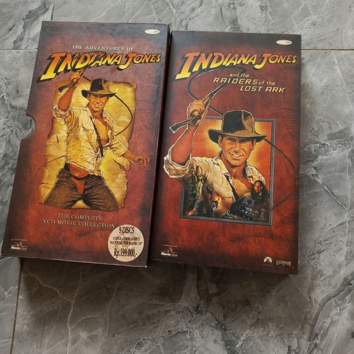 THE ADVENTURES  OF INDIANA JONES THE COMPLETE VCD MOVIE COLLECTION-VCD ORIGINAL