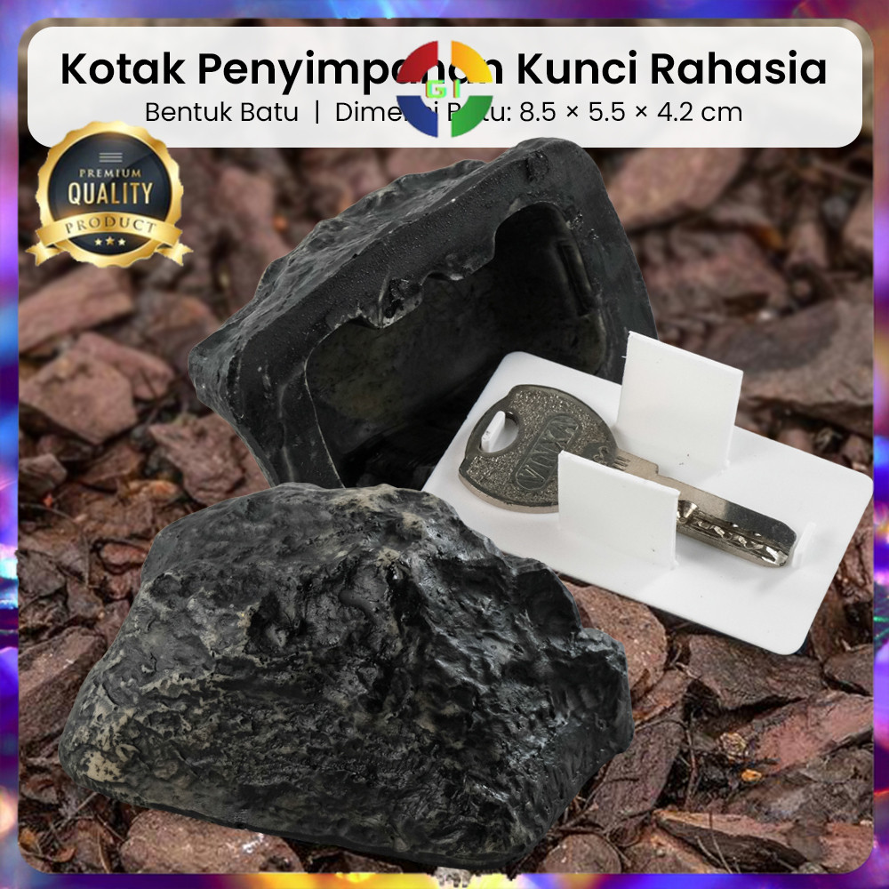 (GI) Tempat Kotak Box Penyimpanan Kunci Rahasia
