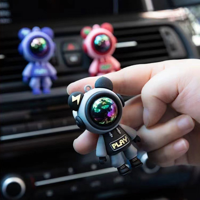 Parfum Mobil Jepit Ac Mobil Astronaut Cute / Parfum Mobil Unik Pengharum Mobil Parfum Jepit Ac Mobil