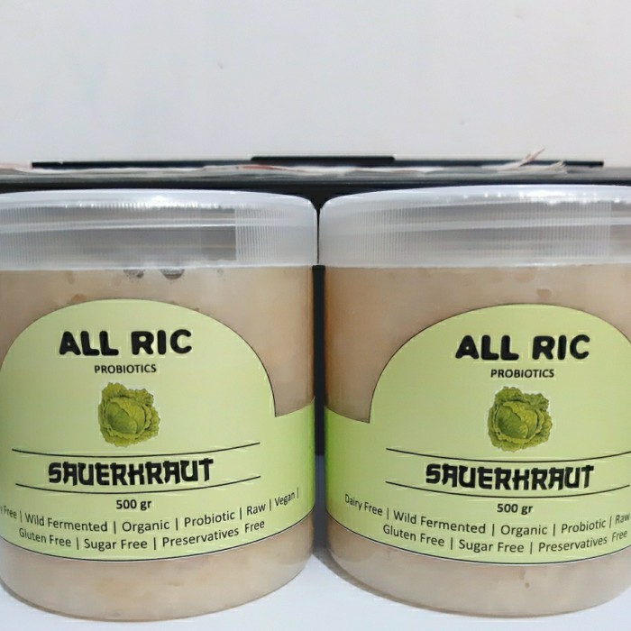

✨TERLARIS -sauerkraut organic/raw/no preservatives 500gr siap konsumsi