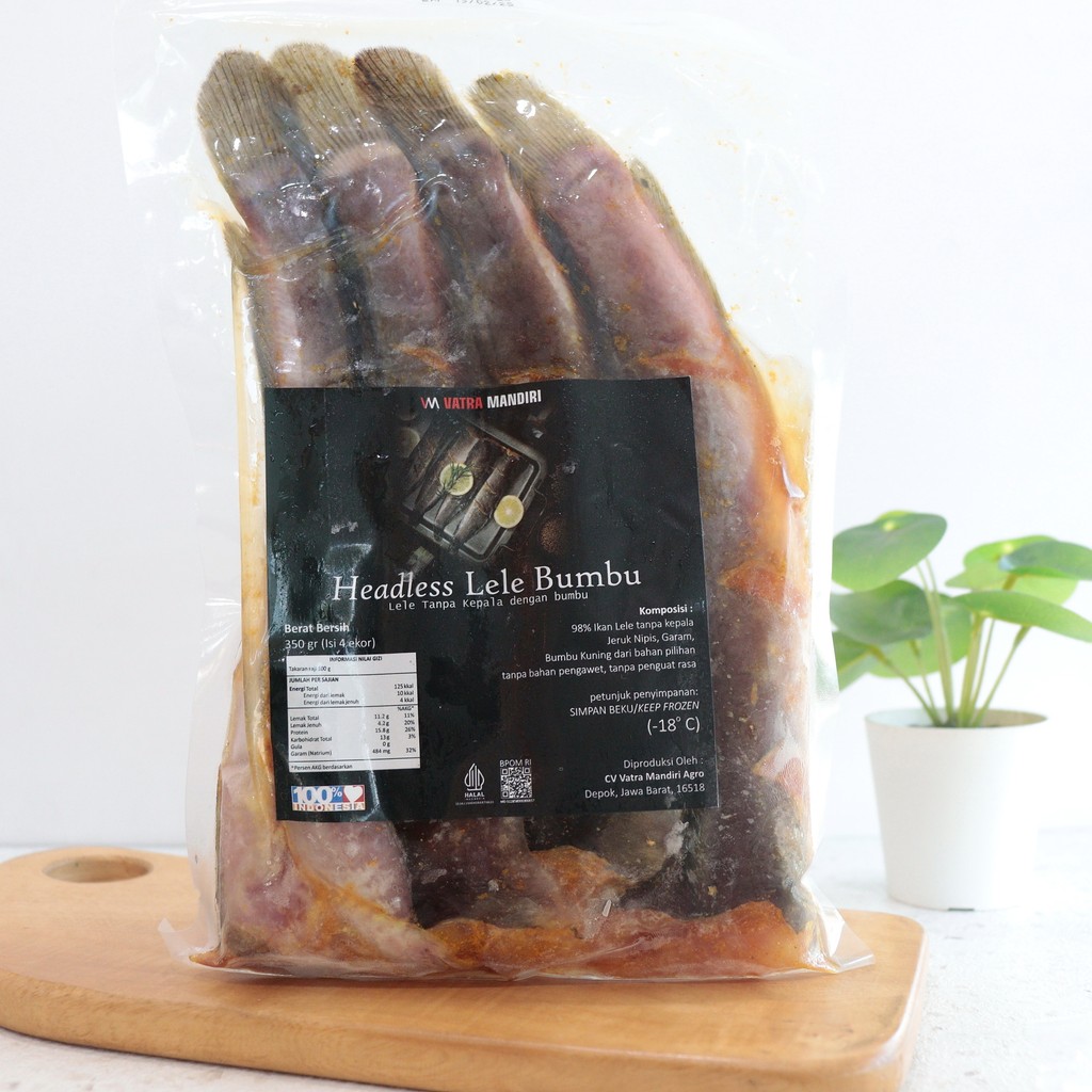 

350G Headless Lele Bumbu Kuning isi 4 Ekor HBK4 - Vatra Mandiri