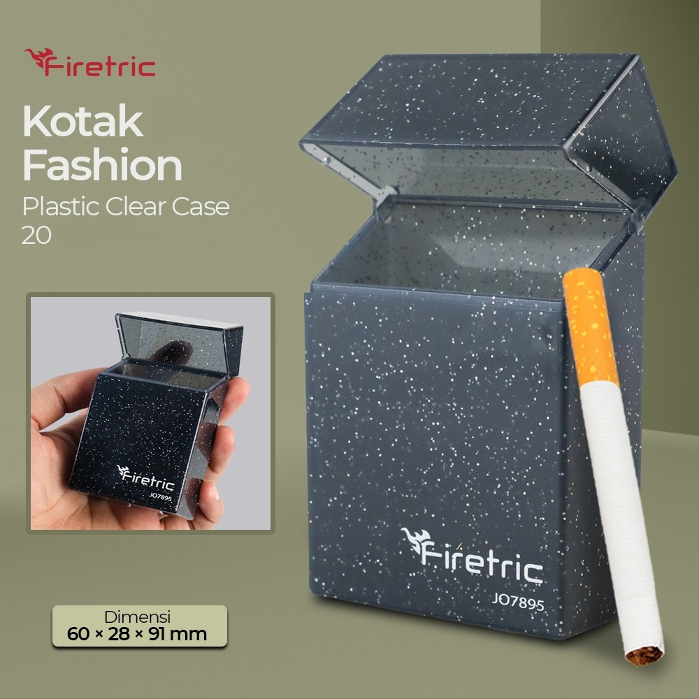 

Firetric Kotak Fashion Plastic Clear Case 20 Hitam - JO7895