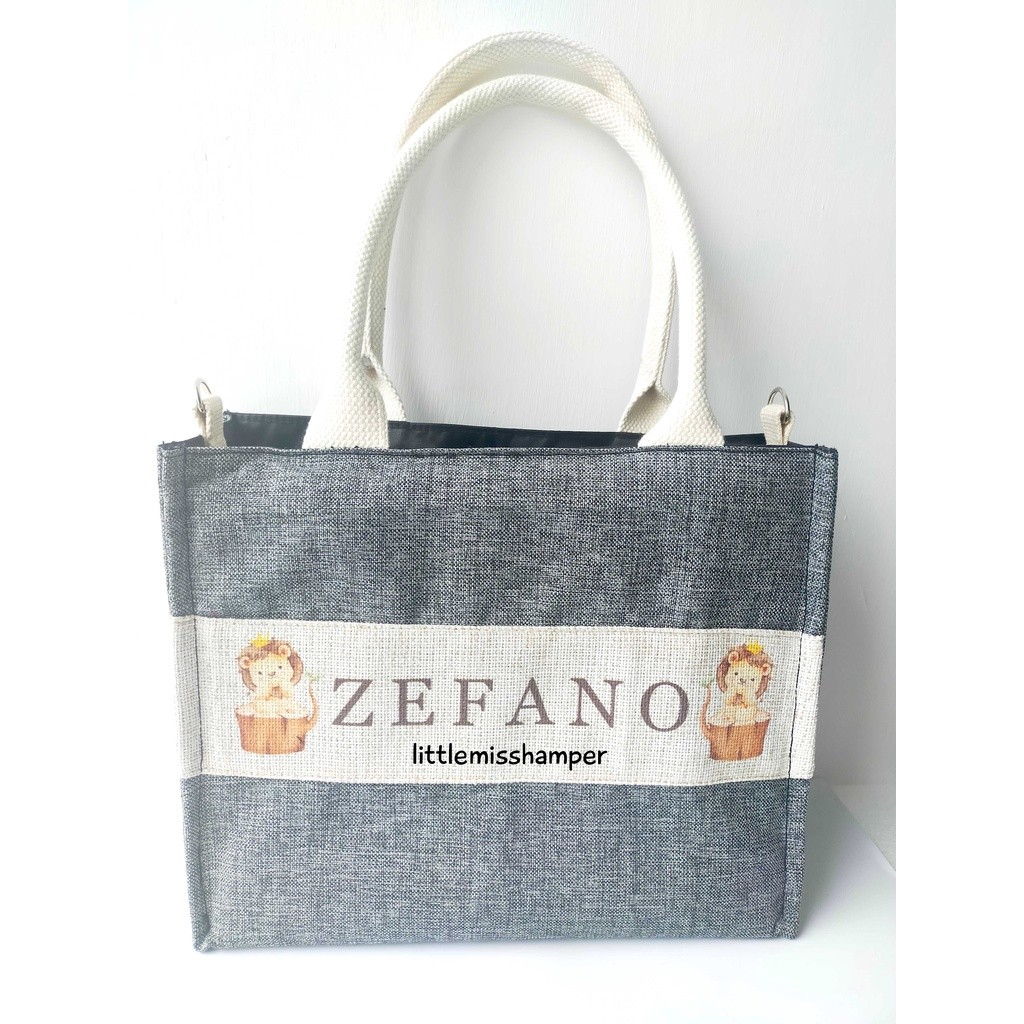

Zefano custom bag souvenir ulang tahun / hamper bayi 1 bulanan mj big