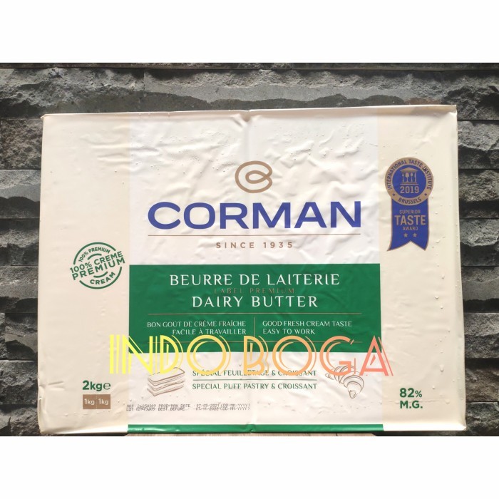 

Corman Dairy Butter Sheet 2 kg fat 82% / korsvet corman dairy butter
