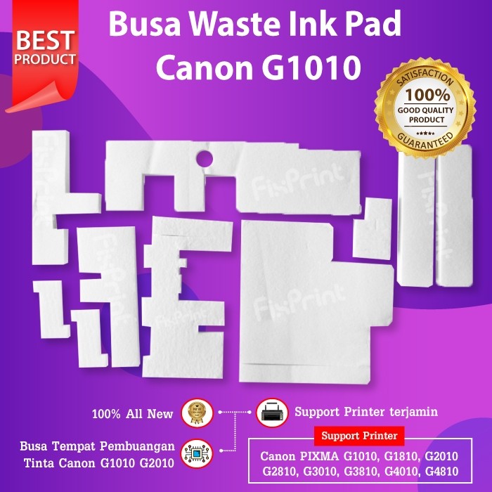 FixPrint Ink Pad G1010 G2010 G3010 G4010 Busa InkPad Pembuangan G2000