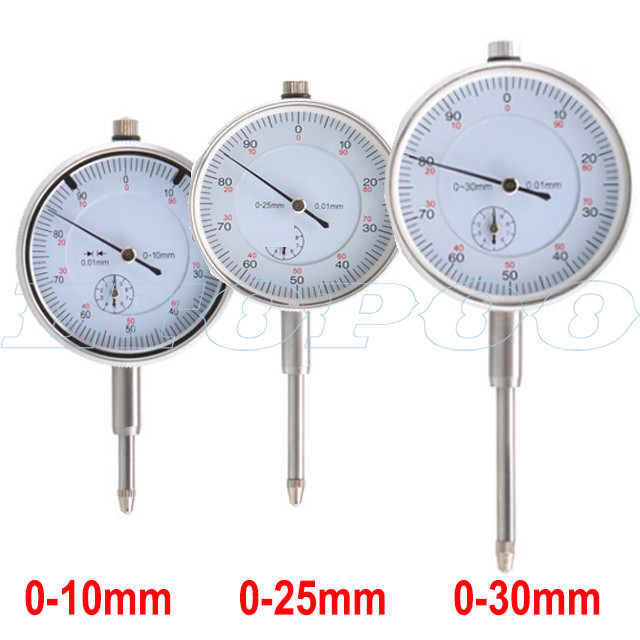 0-10mm 0-25mm 0-30mm 0.01mm Dial Indicator Gauge Meter Precise Indicator Gauge measure instrument To