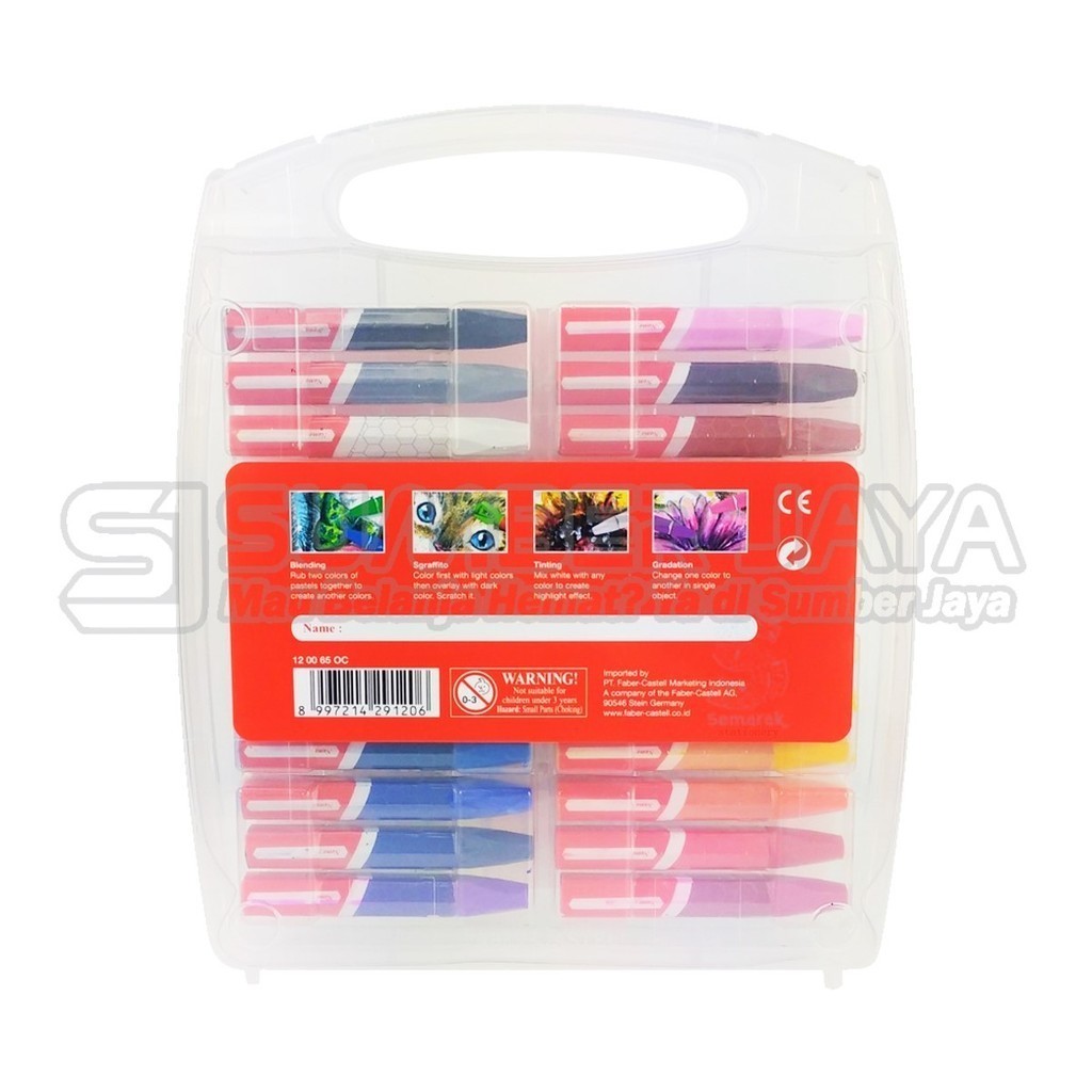 

Crayon/Krayon OIl Pastel Alat Melukis Anak Faber Castell Isi 24/48/60 Warna