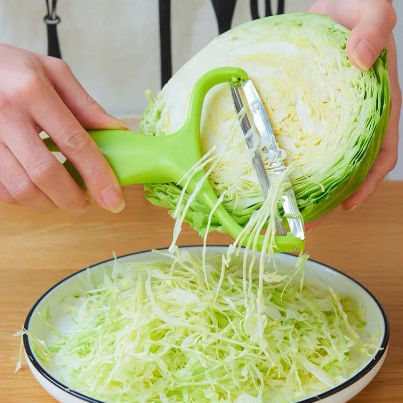 

Veggie Cabbage Peeler Wide Mouth Stainless Steel Cabbage Shredder Cutting Tools Gadget for Salad Fruit Slicer Peel Gadgets