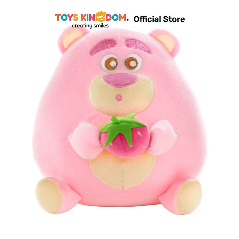 Toys Kingdom Disney 20 cm Boneka Lotso Round - Pink Muda Kids Toy Boneka Kain Karakter Doll Mainan K