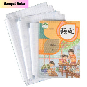 

Sampul Buku Stiker PVC FILM Tahan Air isi per pack / souvenir pesta / sampul buku siswa sekolah bahan tebal penutup pelindung buram