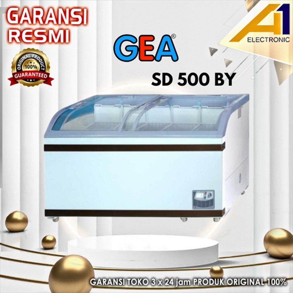 GEA Freezer SD500BY / SD 500BY / SD 500 BY Sliding Curve Glass 500 L