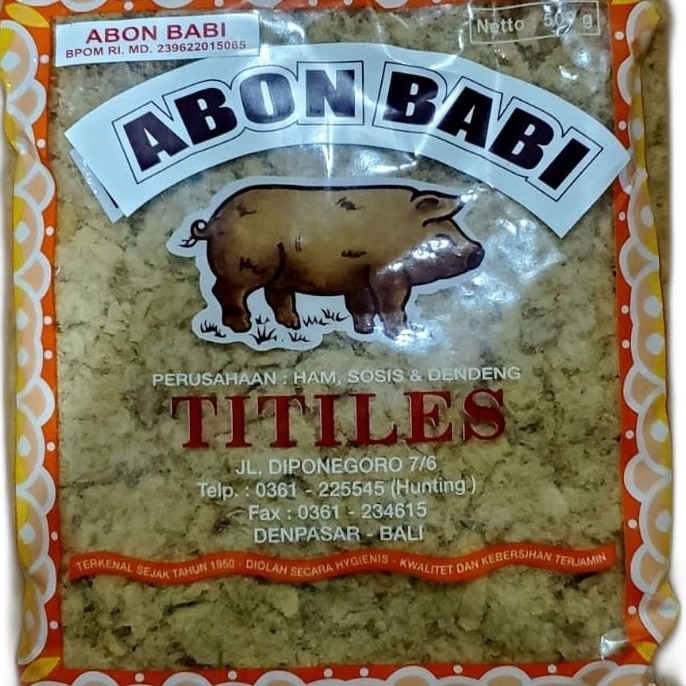 

TM Titiles Bali Abon Babi 500gr