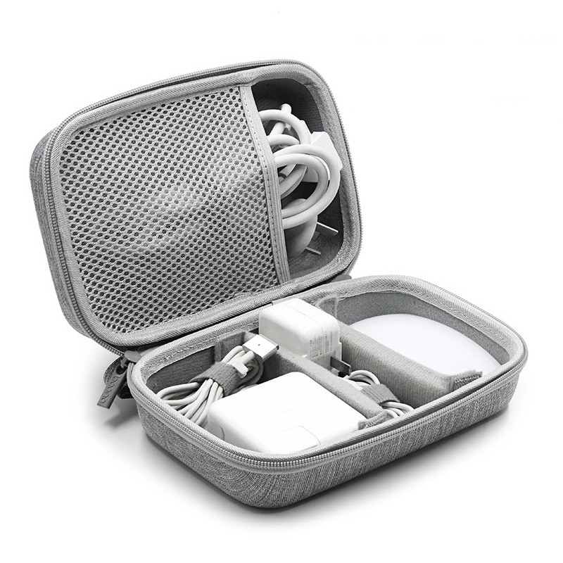 

TUUTH EVA Travel Cable Bag Electronics Organizer Universal Gadget Bag Organizer Bag For Macbook air/pro,USB,Charger,Earphones