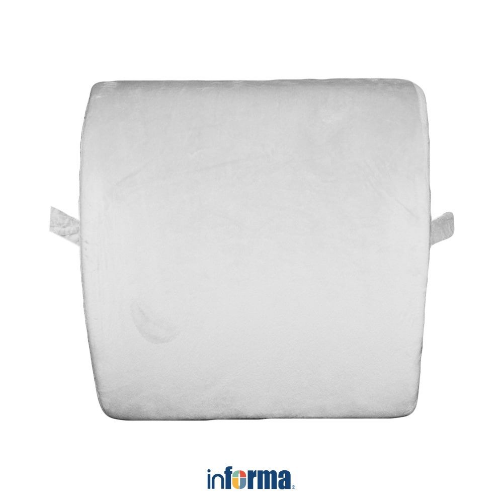 Informa Bantal Punggung Mobil Memory Foam Back Support - Abu-Abu Chair Back Cushion Bantalan Penyang