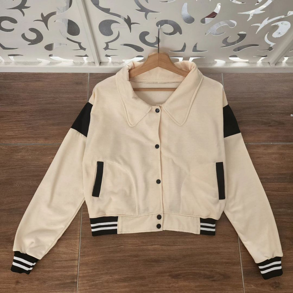 Jaket Crop Wanita Korean style