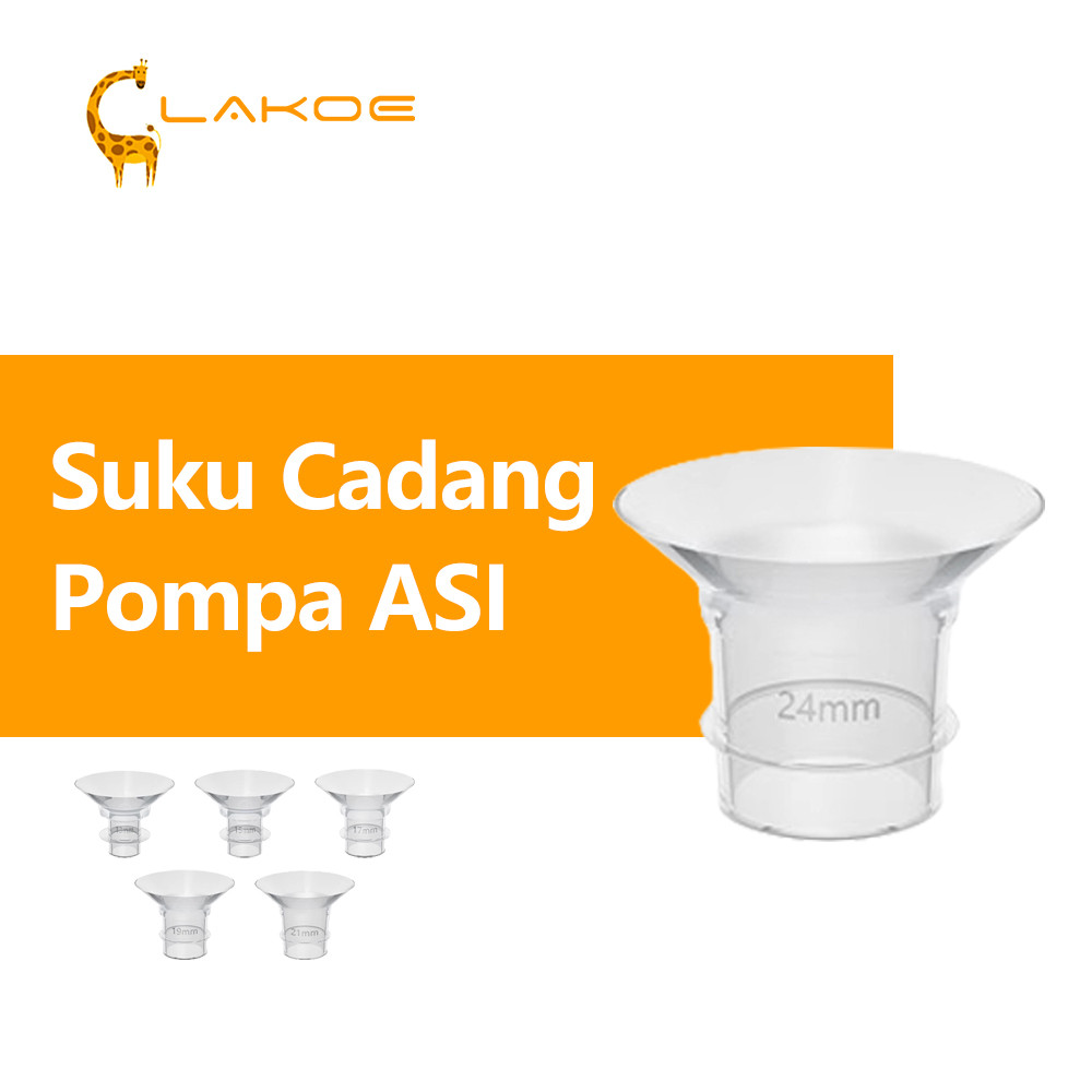 LAKOEOFFICIALMALL Corong Silikon Pompa Asi Breastpump / Silicone Flange Insert 13/15/17/19/21/24MM