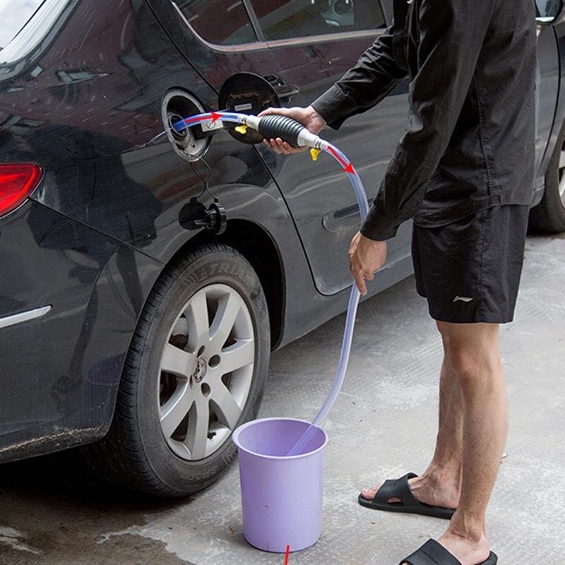 Pompa Bensin Manual Alat Pemindah Sedot Hisap Air Minyak Mobil Motor