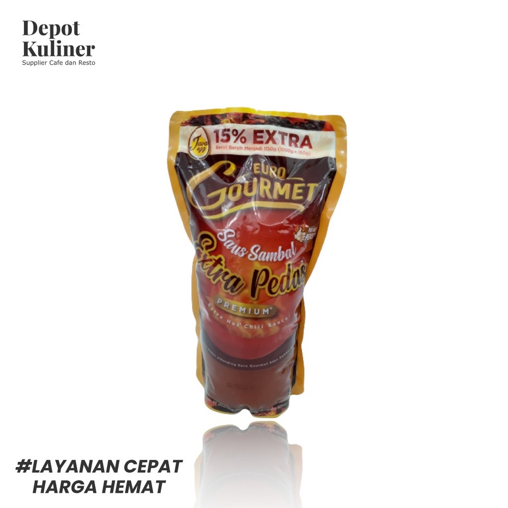 

Euro Gourmet Premium Saus Sambal Extra Hot 1 Kg Syaukia Store - SSP