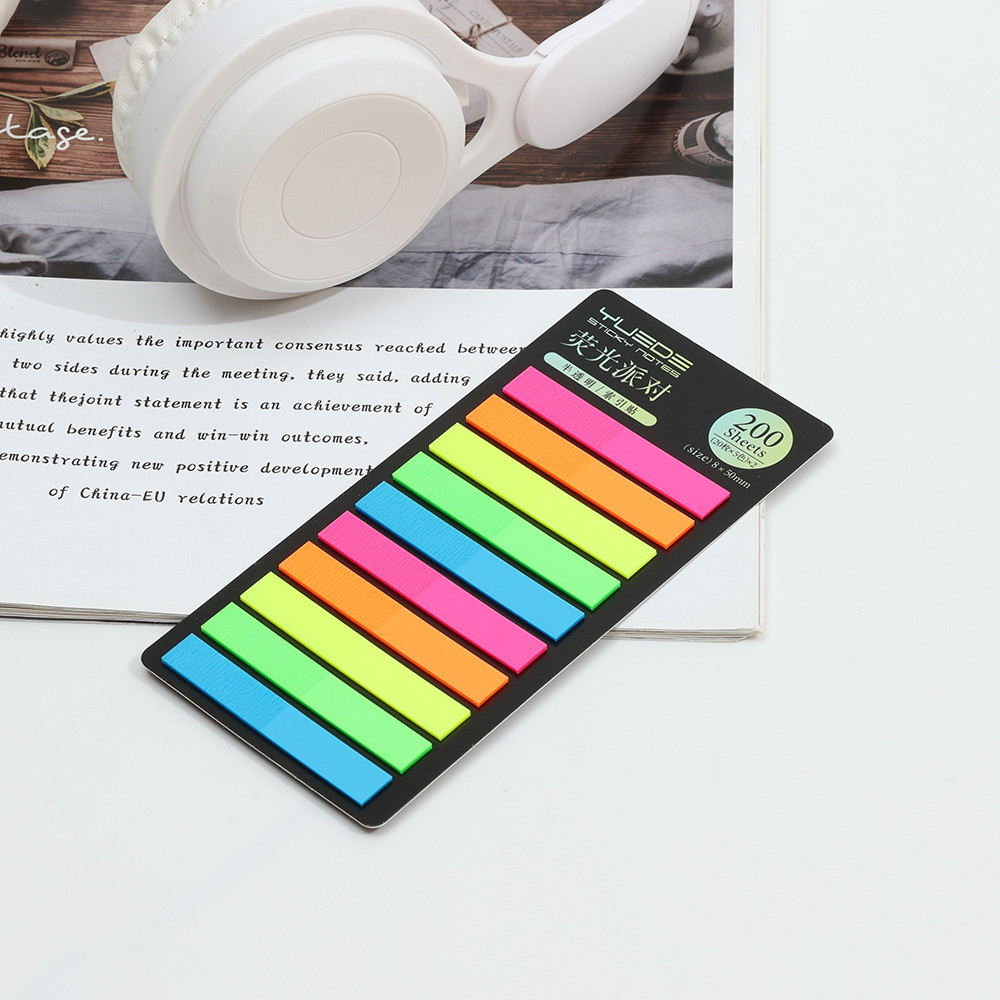 

Color-coded transparent notes can be written on waterproof classified index labels with Morandi color index stickers
