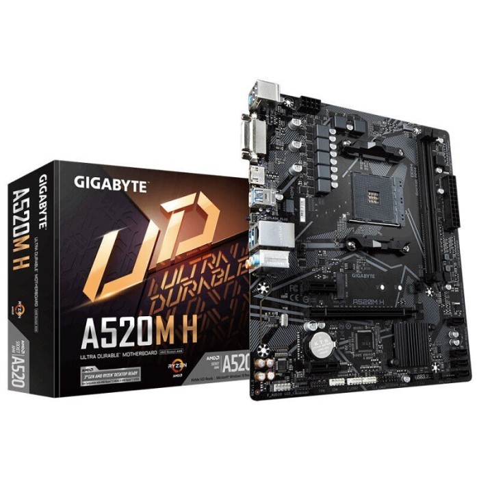 GIGABYTE A520M H (Socket AM4, A520)