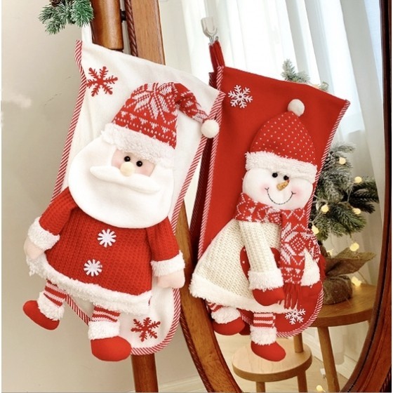 

Kaos Kaki Natal Gantung EXTRA JUMBO Tebal Premium Dekorasi Natal Lucu - SNOWMAN