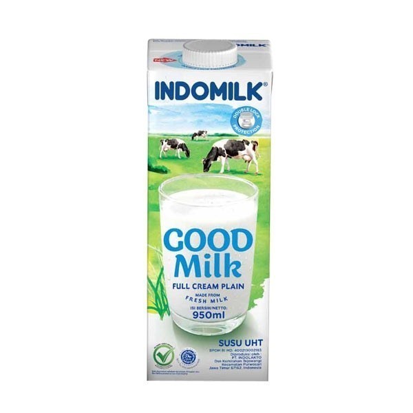 

INDOMILK UHT PLAIN 950 ML - SUSU * - AMR