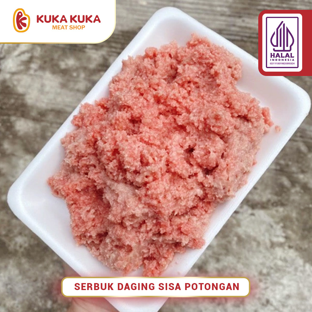 

Serbuk Daging sapi Sisa Potongan Daging Bisa Untuk Olahan Bakso 500gr