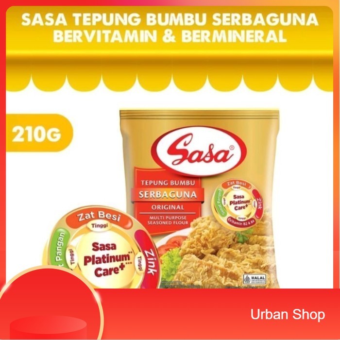 

TEPUNG BUMBU SERBAGUNA SASA 210 GR - Original, 210gr