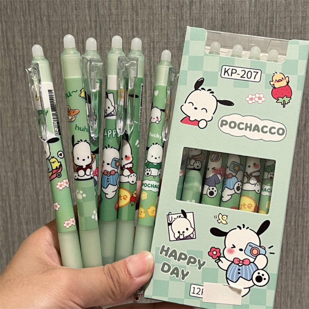 

[doodledreams] Pulpen Tinta Bisa di Hapus 1 SET ISI 6 PCS Karakter Lucu Kuromy Pocaco / Pen bisa dihapus / Alat Tulis Sekolah