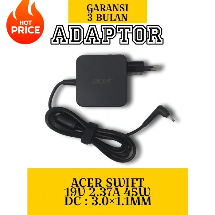 Adaptor Charger Acer Chromebook 13 CB5-311 CB5-311P C810 C810-T7ZT Series 19V 2.37A 45W Ori