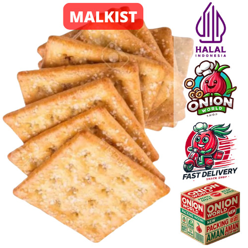 

UWD BISKUIT MALKIST 250gr Biskuit Malkist Gula Malkis Hatari Malkist Crackers Biskuit Malkist Tawar